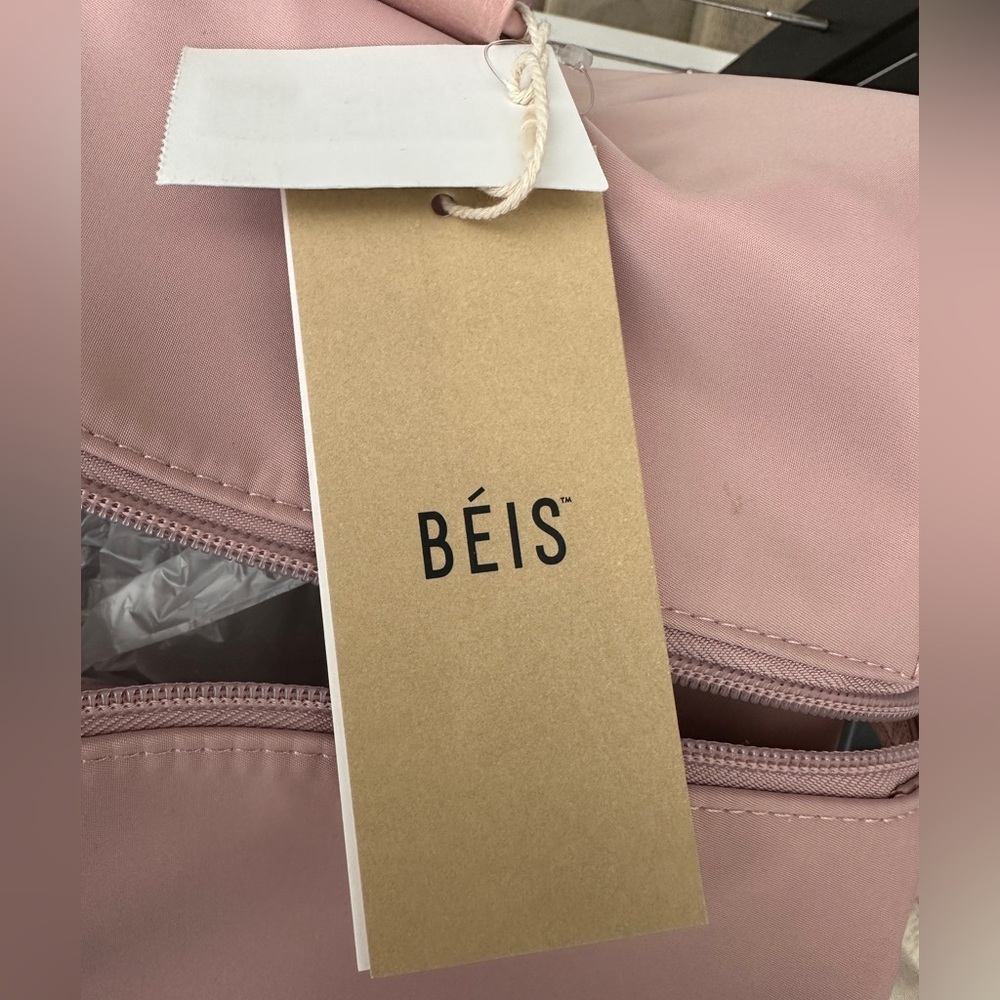 BEIS Commuter Duffle Bag Atlas Pink Travel Weekender Gym Carry On | NWT - Picture 13 of 14